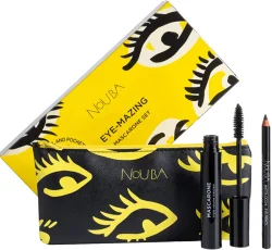 Подарунковий набір Nouba MASCARONE (Туш для вій +олівець для очей +косметичка)