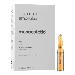 Мелатонін - нічний освітлюючий догляд (ампули) Mesoestetic Melatonin ampoules, 10 од.