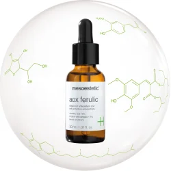 Антиоксидантная сыворотка с феруловой кислотой и витамином С Mesoestetic AOX Ferulic, 30 мл