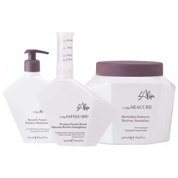 Набір (кондиціонер 250мл + маска 500мл + догляд 300мл) L’Alga SafeGuard