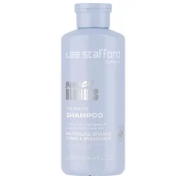 Шампунь для волосся з синім пігментом Lee Stafford Bleach Blondes Ice White Toning Shampoo, 250 мл
