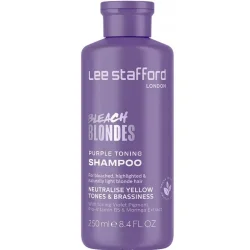 Тонуючий фіолетовий шампунь для освітленого волосся Lee Stafford Bleach Blondes Purple Toning Shampoo, 250 мл