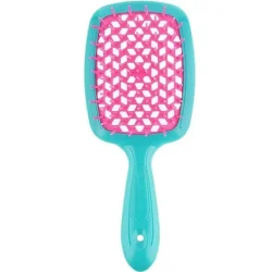 Щітка бірюзова з рожевим Janeke Small Superbrush Standart