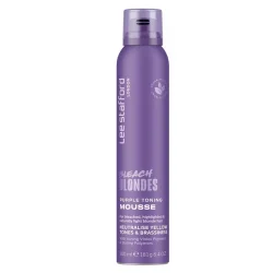 Тонуючий фіолетовий мус для освітленого волосся Lee Stafford Bleach Blonde Purple Toningh Mousse, 200 мл