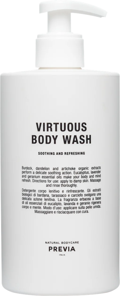 Previa VIRTUOUS Гель для душа успокаивающий освежающий 500мл