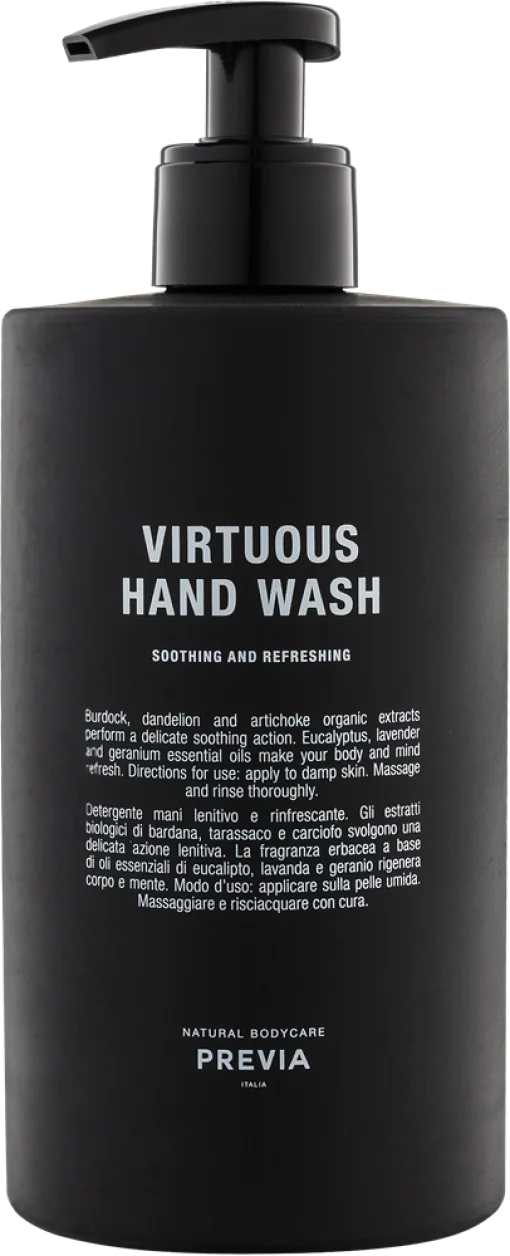 Previa VIRTUOUS Крем-мыло для рук успокаивающее освежающее 500мл