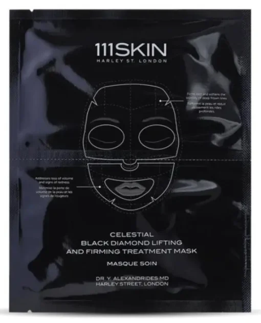Подтягивающая и укрепляющая маска для лица 111 SKIN Celestial Black Diamond Lifting and Firming Treatment Mask, 5 шт