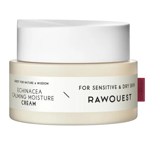 Зволожувальний крем для сухої та чутливої шкіри з ехінацеєю Rawquest Echinacea Calming Moisture Cream, 50 мл