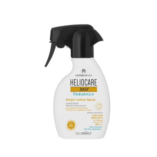 Детский солнцезащитный спрей для атопической кожи Cantabria Labs Heliocare Spray SPF 50