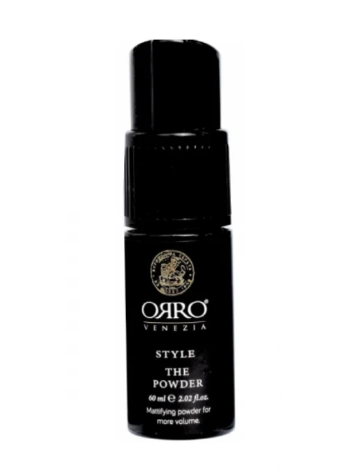 Пудра для волос матированная Темная ORRO Venezia STYLE Powder, 60 мл