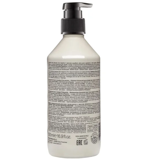 Шампунь універсальний для всіх типів волосся з маслом обліпихи та маракуї Contempora Universal Shampoo