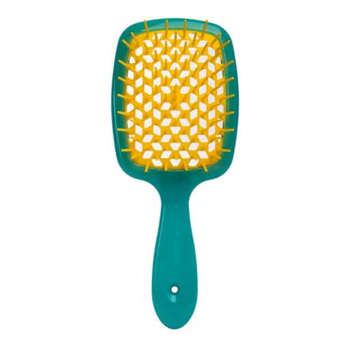 Щітка бірюзова з жовтим Janeke Superbrush Standart