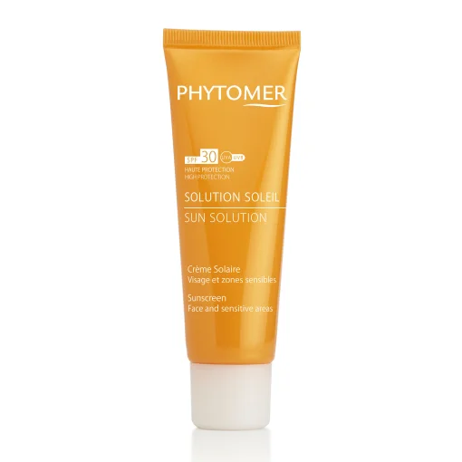 Солнцезащитный крем для лица и чувствительных зон Phytomer Sun Solution Face and Sensitive Areas SPF30+, 50 мл