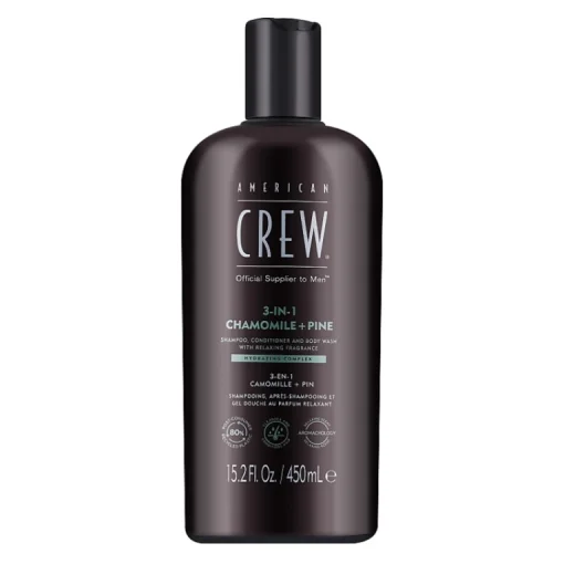 Средство 3-в-1 для волос и тела Чайное дерево American Crew Chamomile + Pine Shampoo Conditioner And Body Wash 250 мл