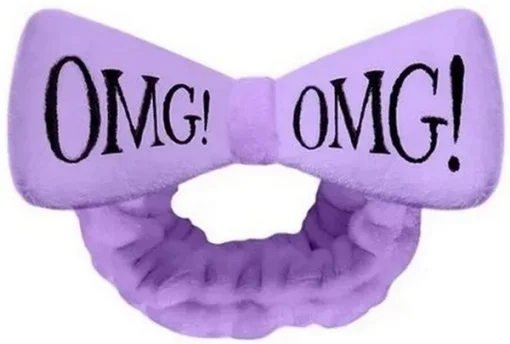 Бант-пов'язка для фіксації волосся бузковий Double Dare OMG! Mega Hair Band Purlpe