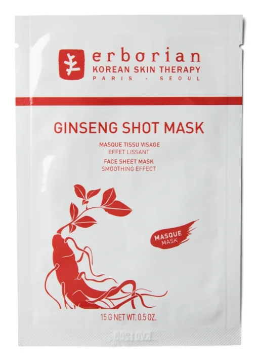 Відновлююча тканинна маска Женьшень Erborian Ginseng Shot Mask, 14 мл