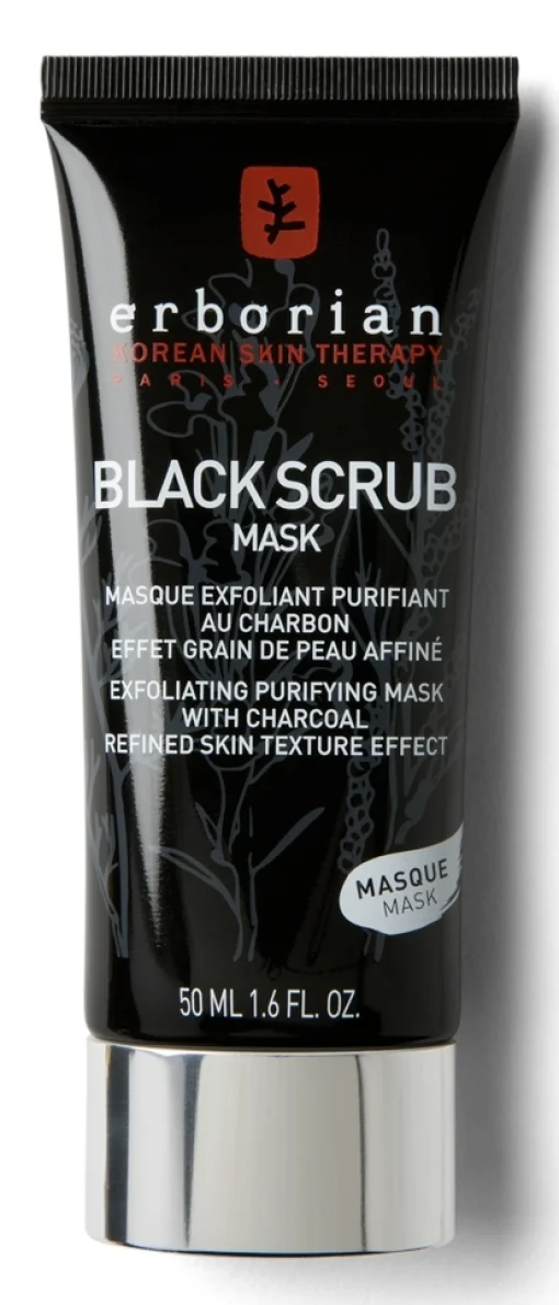 Скраб-маска с древесным углем Erborian Black Scrub Mask, 50 мл
