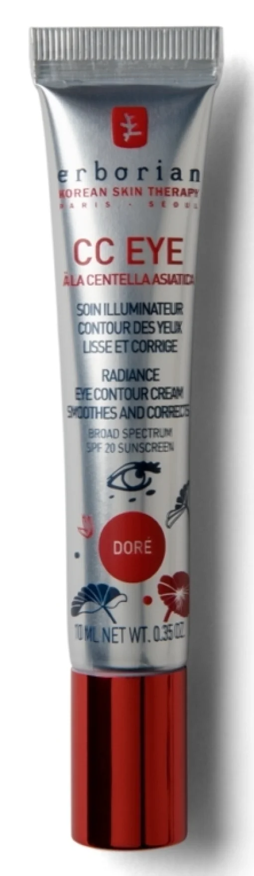 Корректирующий CC крем для кожи вокруг глаз Erborian CC Eye Dore, 10 мл