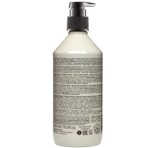 Тонуючий шампунь "Холодний блонд" Contempora Hair Superfood For Blonde Hair Toning Silver Shampoo, 500 ml