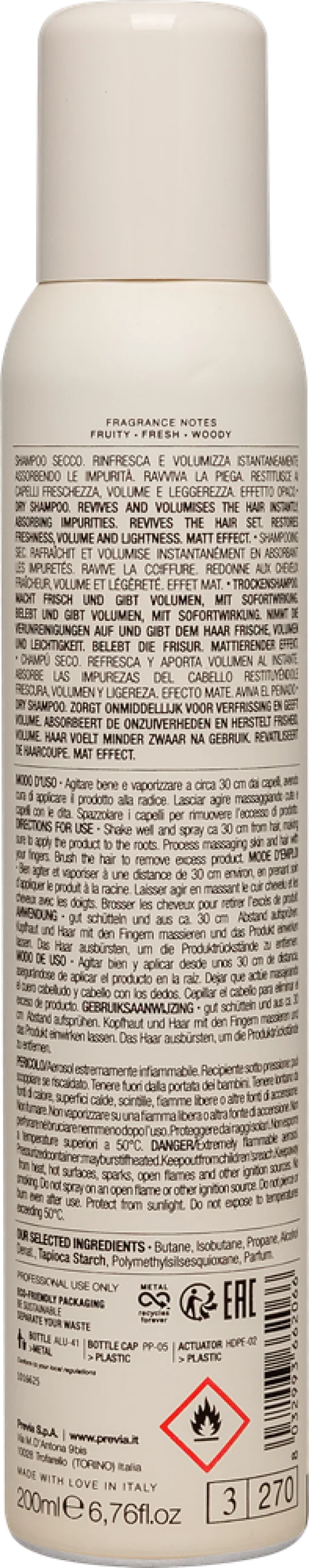 Previa STYLE&amp;FINISH Сухий шампунь 200мл