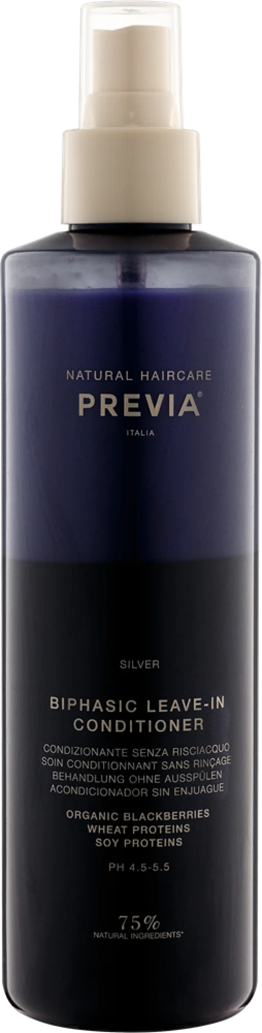 Previa Silver Двухфазный кондиционер "Серебряный блеск" 200мл