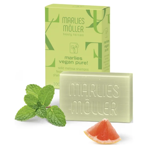 Твердий веганський шампунь Меліса Marlies Moller Solid Melissa Vegan Shampoo, 100 г