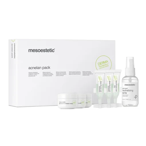 Профессиональный набор для лечения акне "Акневан" Mesoestetic Аcneone pack