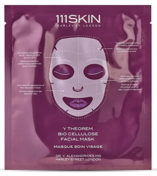 Маски для лица из биоцеллюлозы 111SKIN Y Theorem Bio cellulose Facial Mask Box, 5 шт