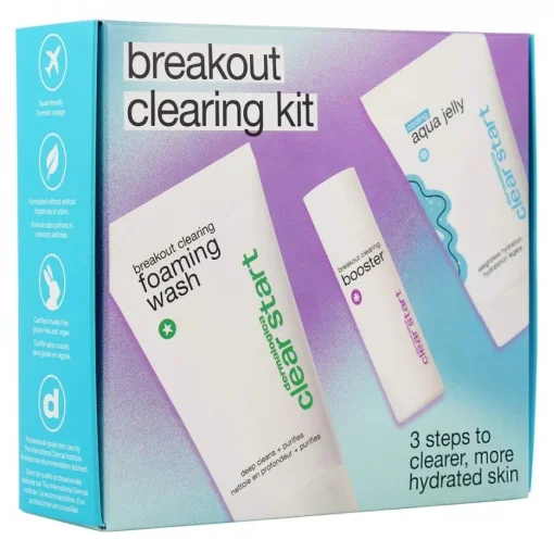 Лікувальний набір Очищення та догляд за проблемною шкірою Dermalogica Clear Start Breakout Clearing Kit