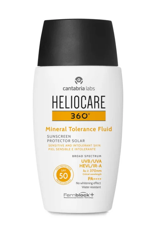 Сонцезахисний мінеральний крем-флюїд Cantabria Labs HELIOCARE 360 &ordm; MINERAL TOLERANCE FLUID SPF50
