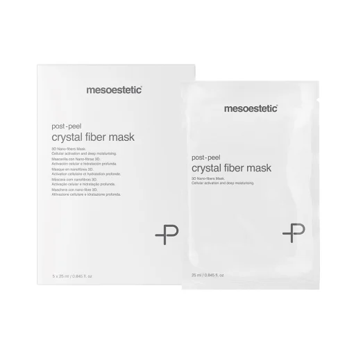 Пост-пілінгова маска для обличчя з кристалічними волокнами Mesoestetic Post peel crystal fiber mask, 1 шт