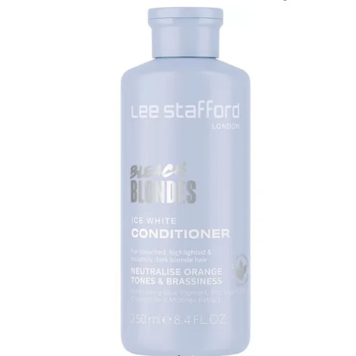 Кондиціонер для волосся з синім пігментом Lee Stafford Bleach Blondes Ice White Toning Conditioner, 250 мл