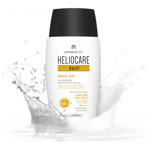 Солнцезащитный увлажняющий гель из SPF 50+ Heliocare 360 ​​Water Gel Cantabria Labs