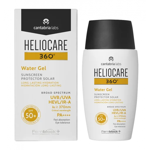 Солнцезащитный увлажняющий гель из SPF 50+ Heliocare 360 ​​Water Gel Cantabria Labs