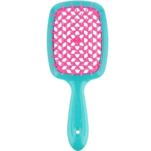 Щітка бірюзова з рожевим Janeke Small Superbrush Standart