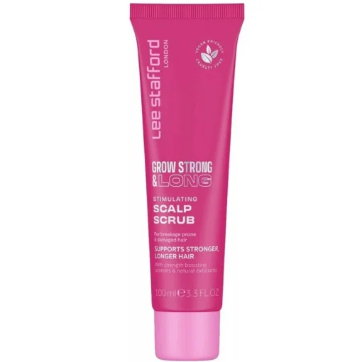 Стимулюючий скраб для шкіри голови для посилення росту волосся Lee Stafford Grow Strong and Long Stimulating Scalp Scrub, 100 мл