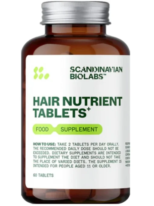 Питательные таблетки для волос Scandinavian Biolabs Bio-Pilixin, 60 таб