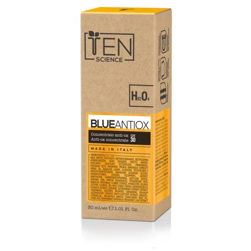 Антиоксидантная сыворотка для защиты барьера кожи SPF30 TEN Blue Antiox concentrate SPF30, 30 мл